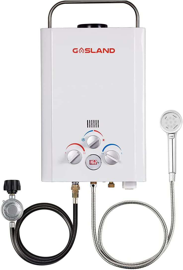 GASLAND BE158 1.58GPM 6L Outdoor Portable Gas Water Heater