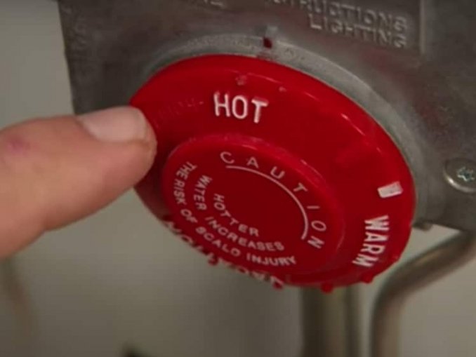 Hot Water Heater Thermostat settings
