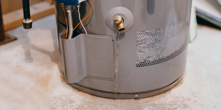 MRR OUW FEB12 water heater leaking from dain valve BlogPhoto